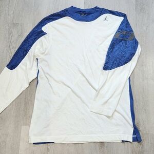 Nike Air Jordan 20th Anniversary Men's Large White Baggy Jumpman Retro Faded